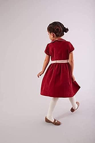 imageChildrenchic Mary Jane Shoes for Girls Classic ampamp Comfortable Canvas Dress Shoes for Toddlers ampamp Kids Perfect Flats for School Play and Special Occasions Elastic Camel 4 Big Kid