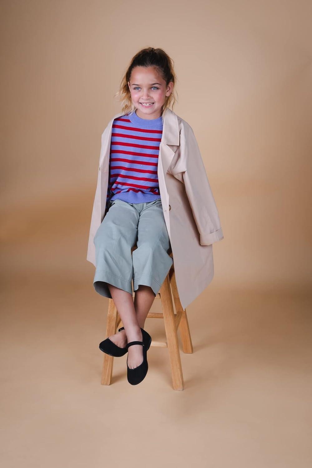 imageChildrenchic Mary Jane Shoes for Girls Classic ampamp Comfortable Dress Shoes for Toddlers ampamp Kids Perfect Flats for School Play and Special Occasions VelvetBlack