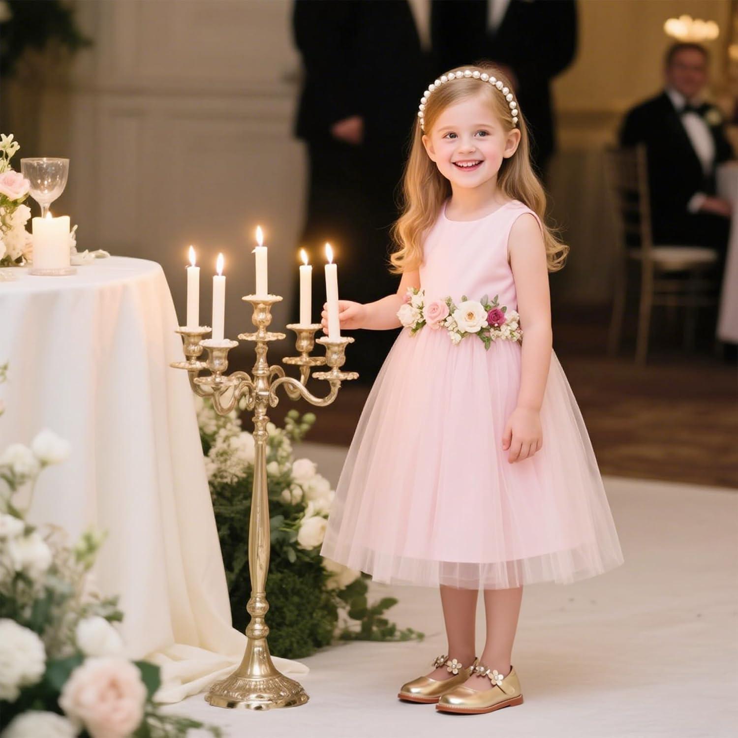 imageKiderence Girls Flat Dress Shoes School Oxfords Marry Jane ToddlerLittle KidsCk501 Gold