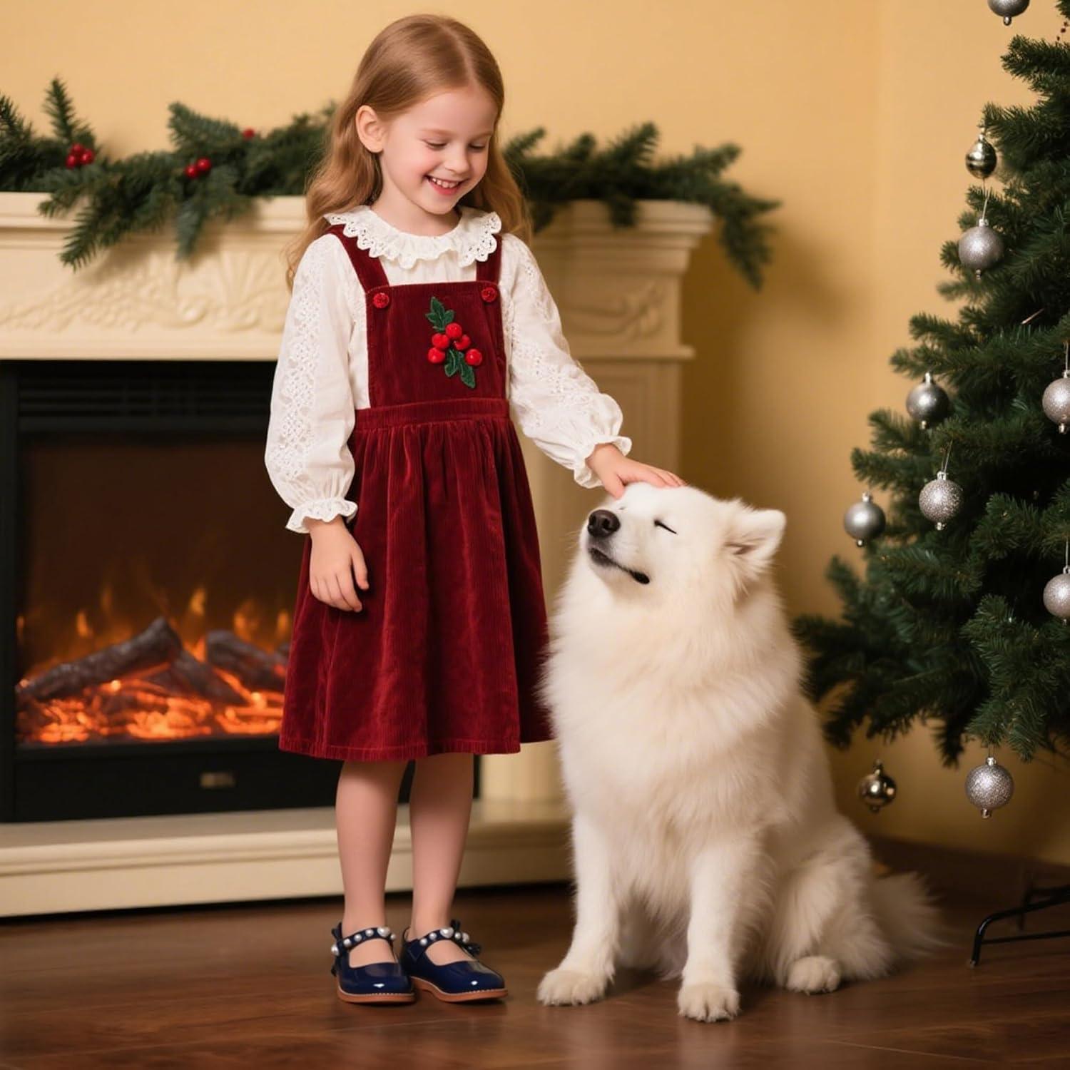 imageKiderence Girls Flat Dress Shoes School Oxfords Marry Jane ToddlerLittle KidsCk961 Navy Blue