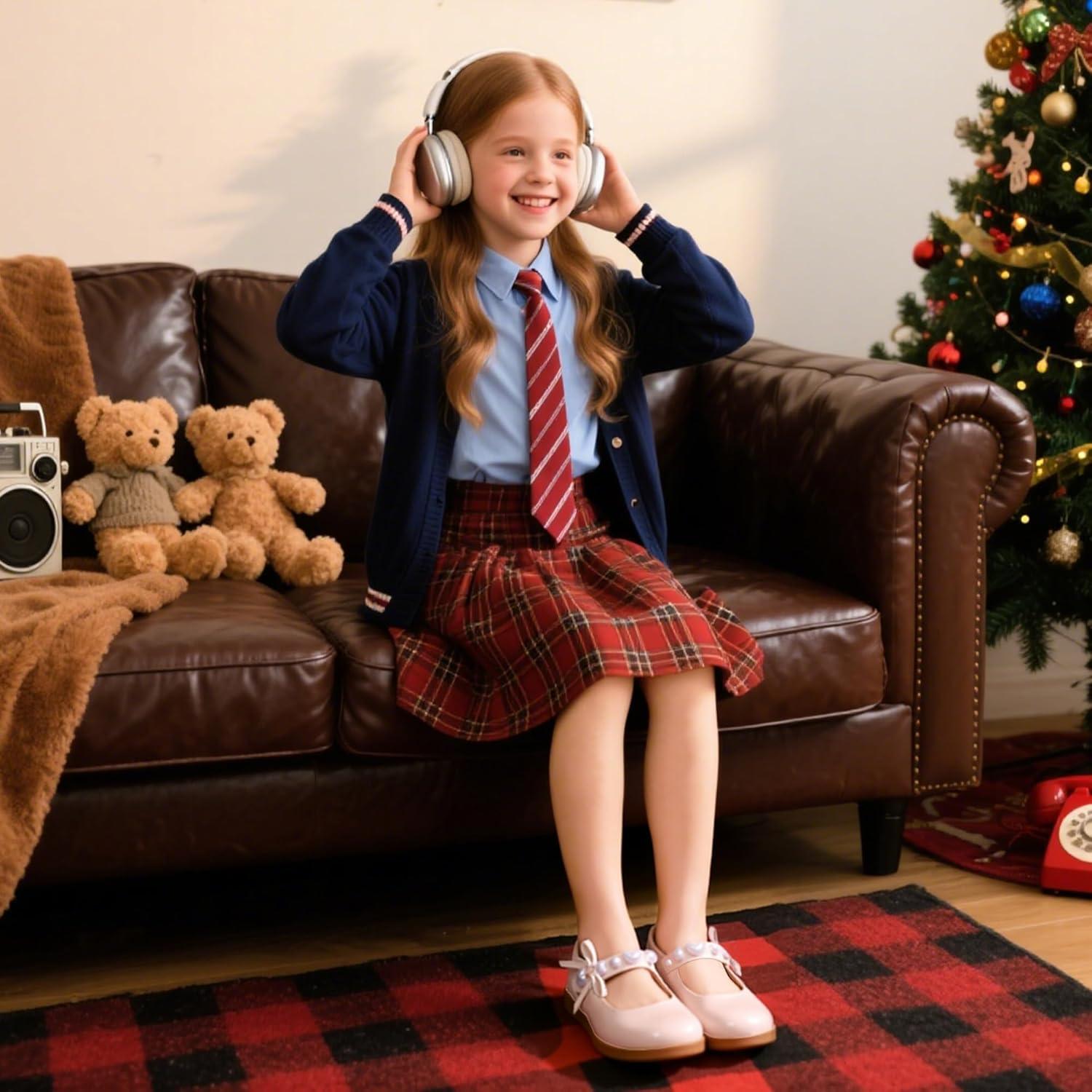 imageKiderence Girls Flat Dress Shoes School Oxfords Marry Jane ToddlerLittle KidsCk961 Nude