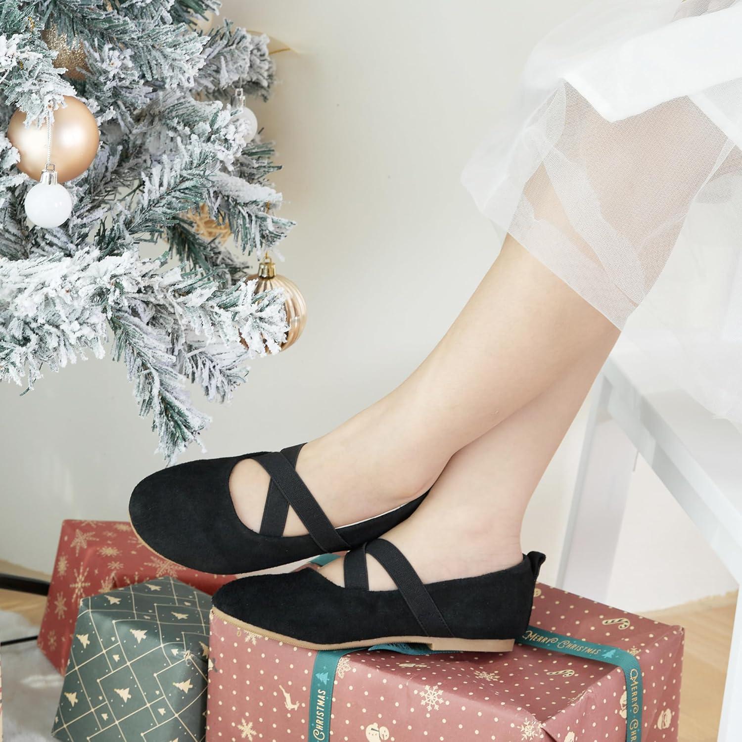 imageKiderence Little Toddler Girls Dress Shoes Ballerina Ballet Flats Kids Mary JanesCk329 Black