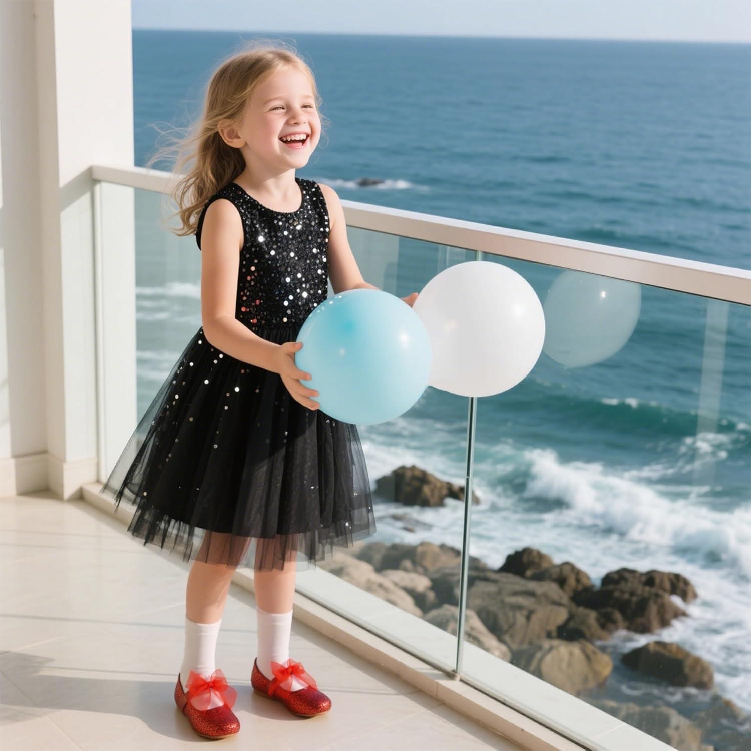 imageKiderence Little Toddler Girls Dress Shoes Ballerina Ballet Flats Kids Mary JanesCk351 Red