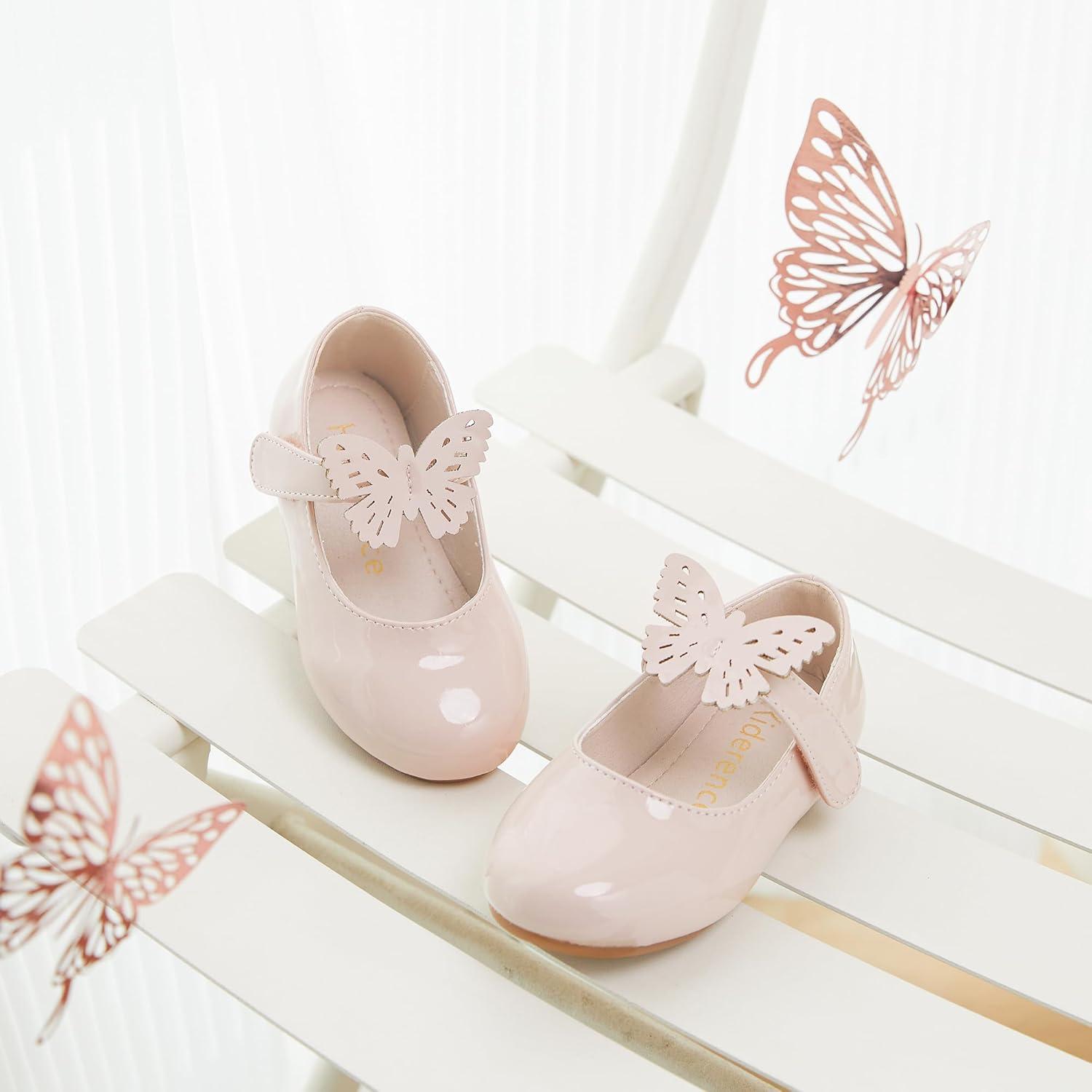 imageKiderence Little Toddler Girls Dress Shoes Ballerina Ballet Flats Kids Mary JanesCk514 Nude