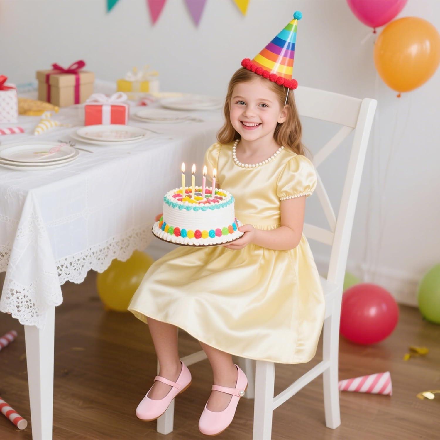 imageKiderence Little Toddler Girls Dress Shoes Ballerina Ballet Flats Kids Mary JanesCk602 Pink