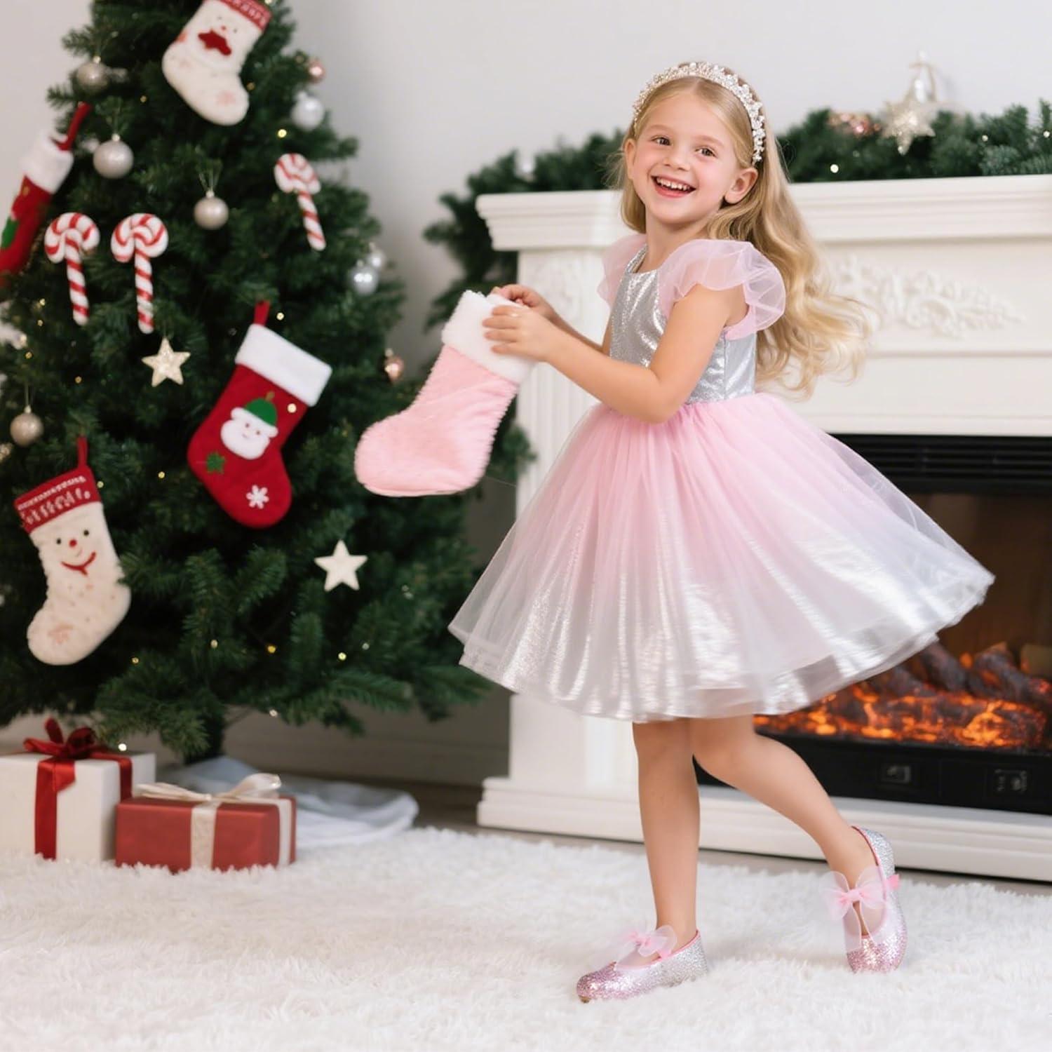 imageKiderence Little Toddler Girls Dress Shoes Ballerina Ballet Flats Kids Mary JanesCk929 Pink