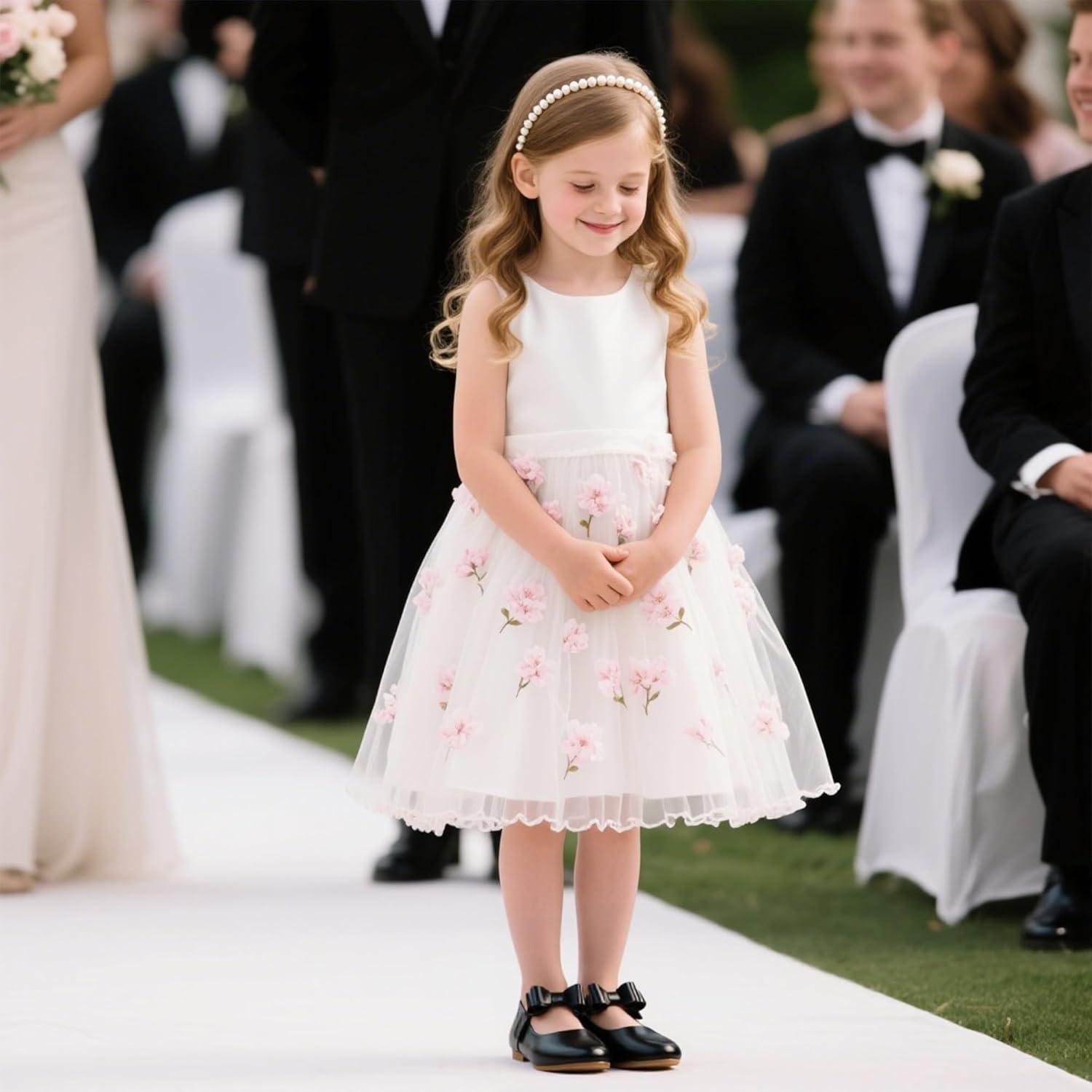 imageKiderence Little Toddler Girls Dress Shoes Ballerina Ballet Flats Kids Mary JanesCl02 Black