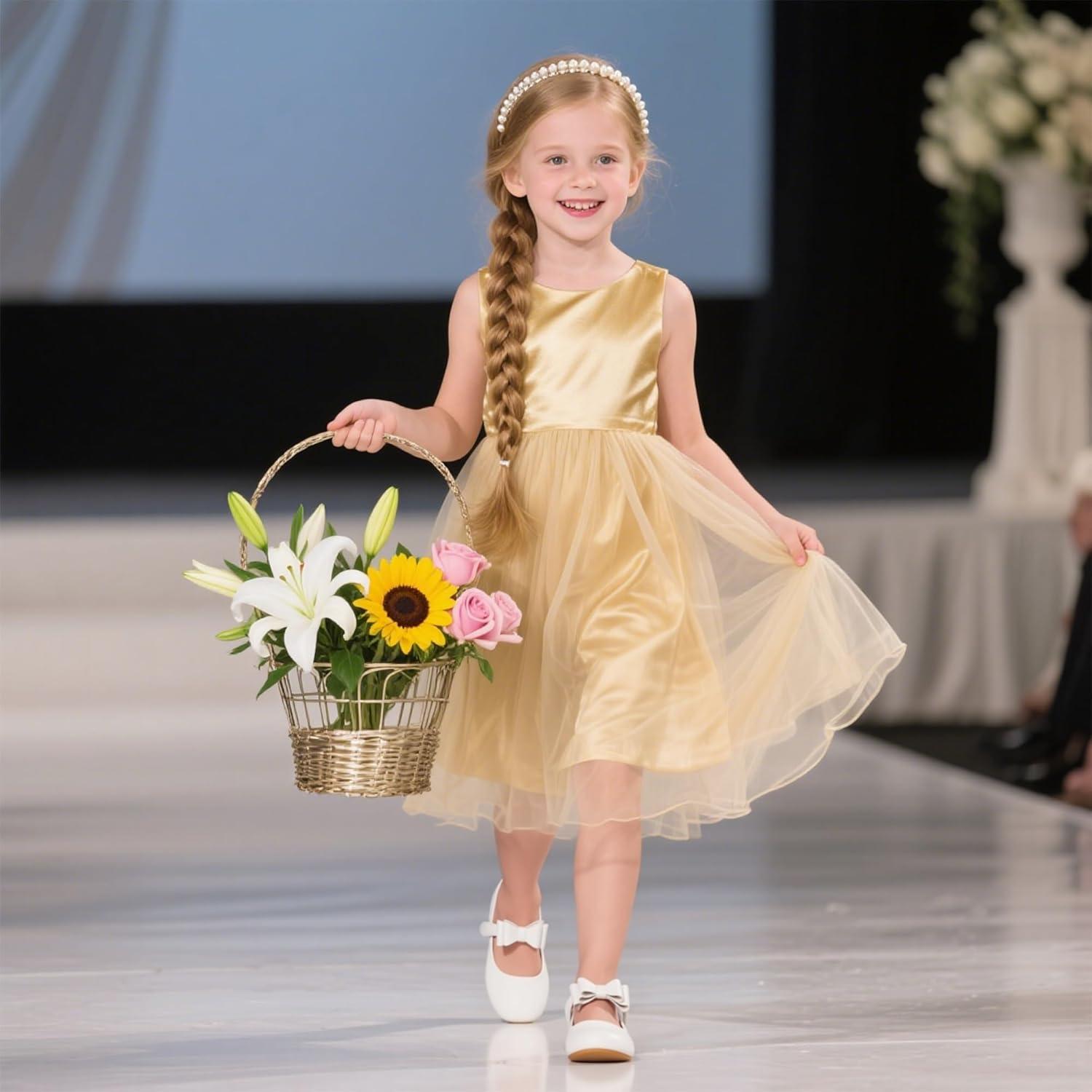 imageKiderence Little Toddler Girls Dress Shoes Ballerina Ballet Flats Kids Mary JanesCl02 White