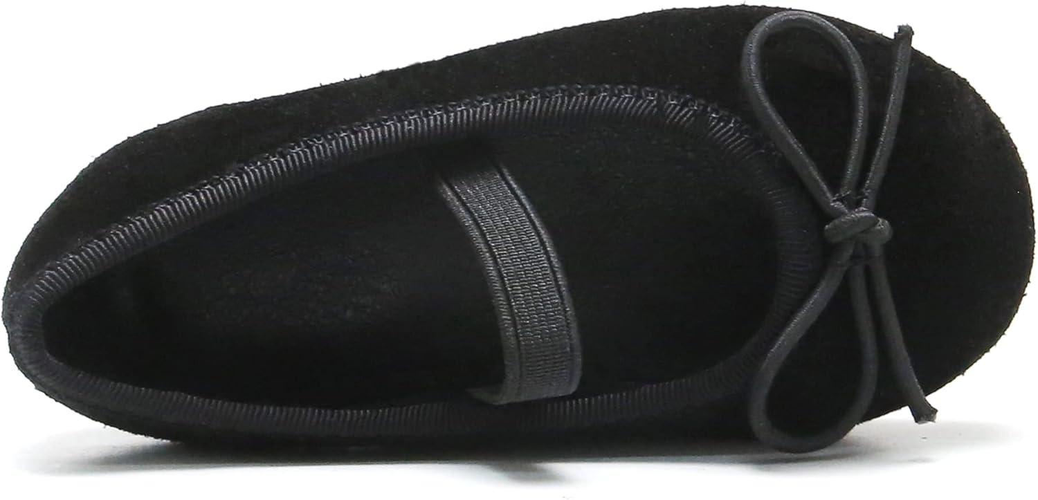 imageKiderence Little Toddler Girls Dress Shoes Ballerina Ballet Flats Kids Mary JanesF675 Black