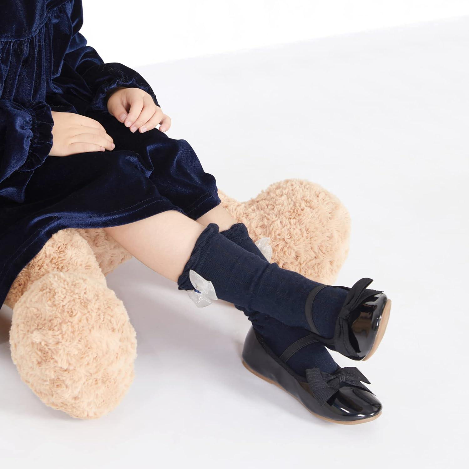 imageKiderence Little Toddler Girls Dress Shoes Ballerina Ballet Flats Kids Mary JanesFg02 Black