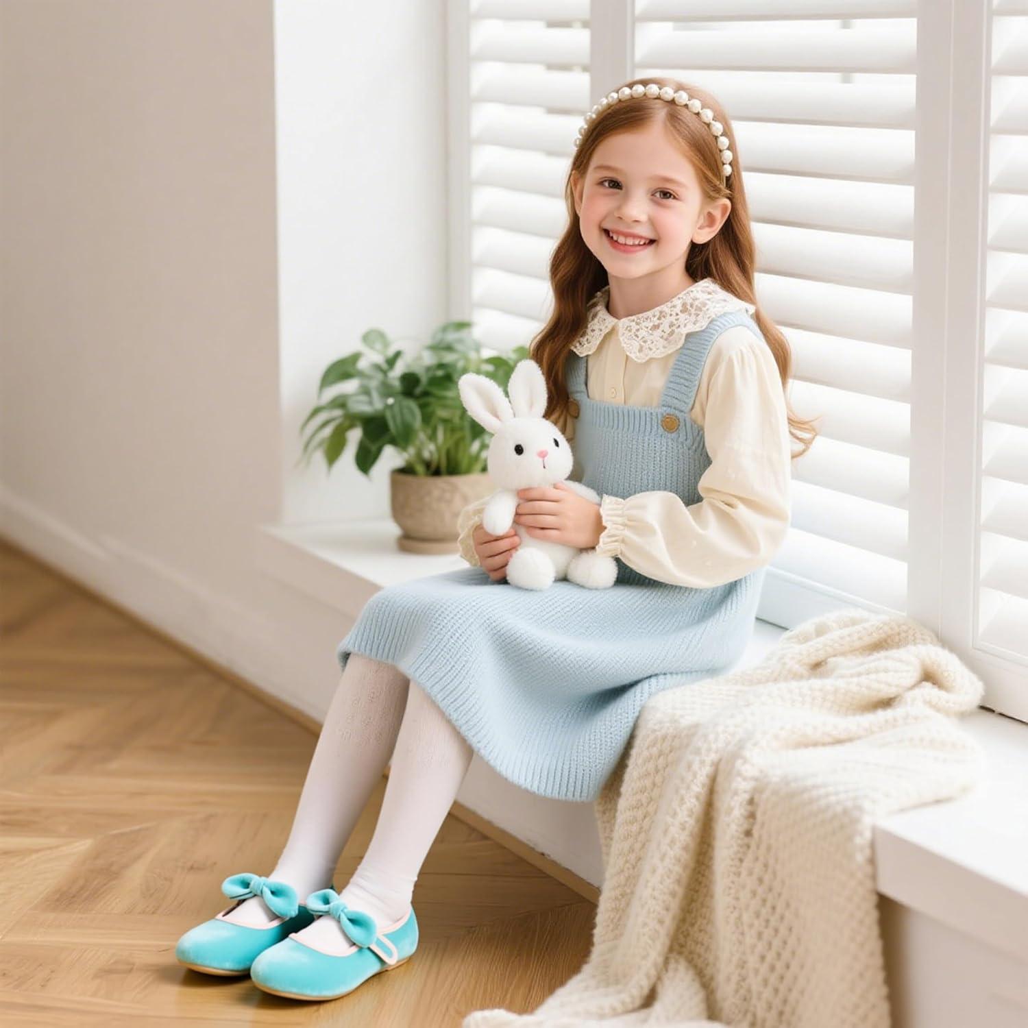 imageKiderence Toddler Girls Dress Shoes Little Kids Mary Janes Ballet Flats ToddlerCk321 Blue