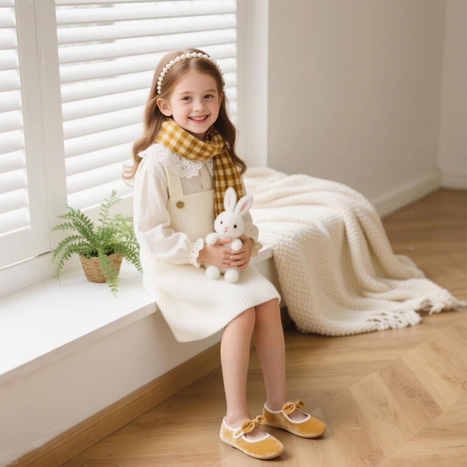 imageKiderence Toddler Girls Dress Shoes Little Kids Mary Janes Ballet Flats ToddlerCk321 Brown