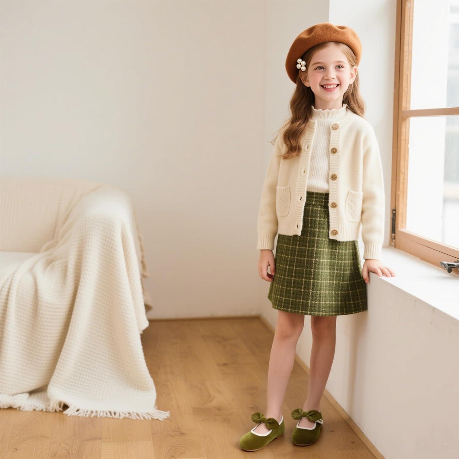 imageKiderence Toddler Girls Dress Shoes Little Kids Mary Janes Ballet Flats ToddlerCk321 Green