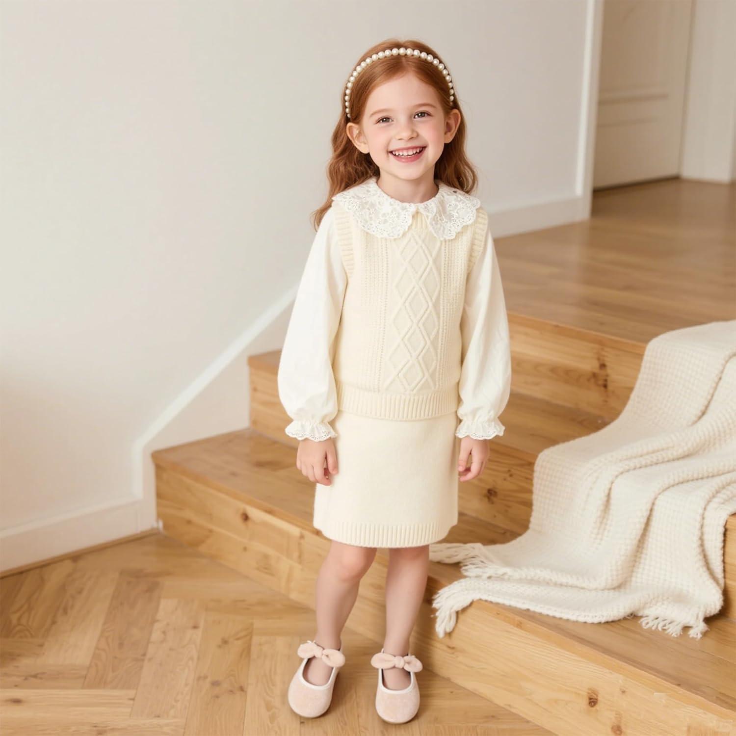 imageKiderence Toddler Girls Dress Shoes Little Kids Mary Janes Ballet Flats ToddlerCk321 Nude