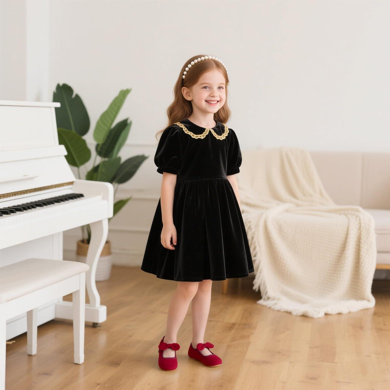 imageKiderence Toddler Girls Dress Shoes Little Kids Mary Janes Ballet Flats ToddlerCk321 Red