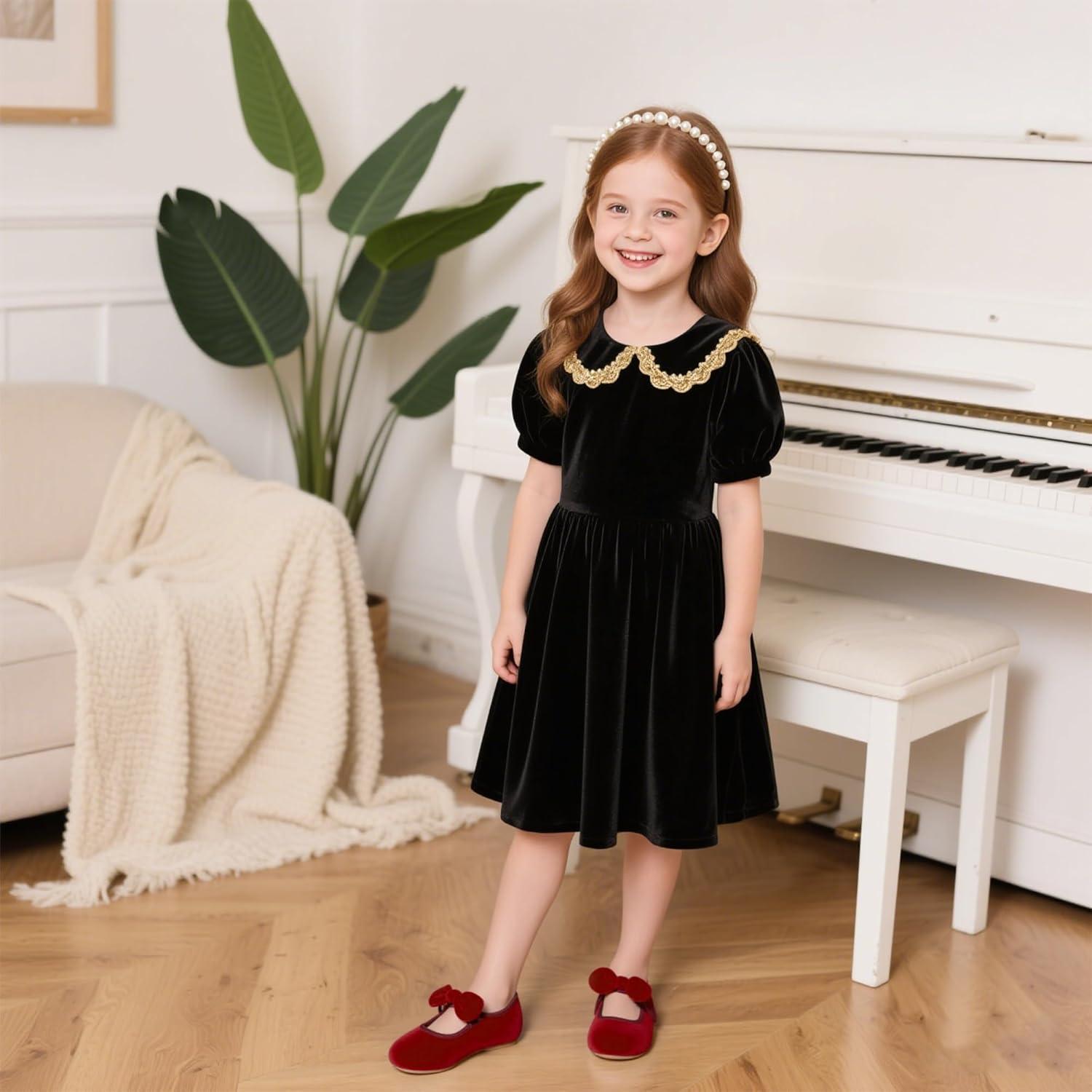 imageKiderence Toddler Girls Dress Shoes Little Kids Mary Janes Ballet Flats ToddlerCk321 Red