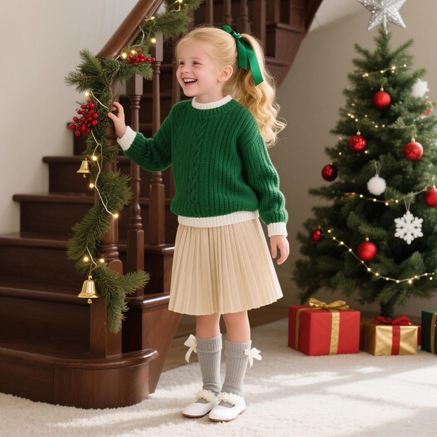 imageKiderence Toddler Girls Dress Shoes Little Kids Mary Janes Ballet Flats ToddlerCk323 White