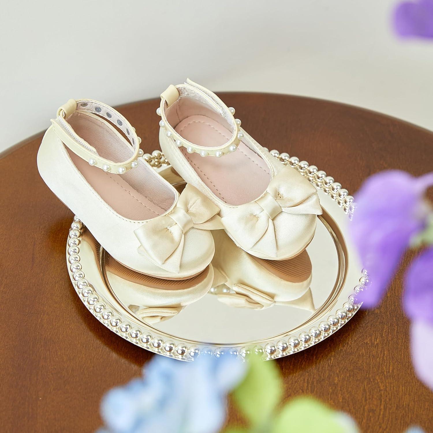 imageKiderence Toddler Girls Dress Shoes Little Kids Mary Janes Ballet Flats ToddlerCk350 Yellow