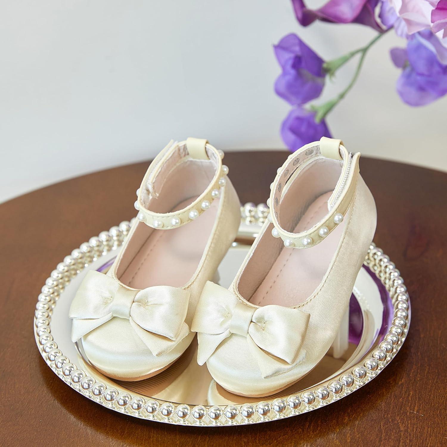 imageKiderence Toddler Girls Dress Shoes Little Kids Mary Janes Ballet Flats ToddlerCk350 Yellow