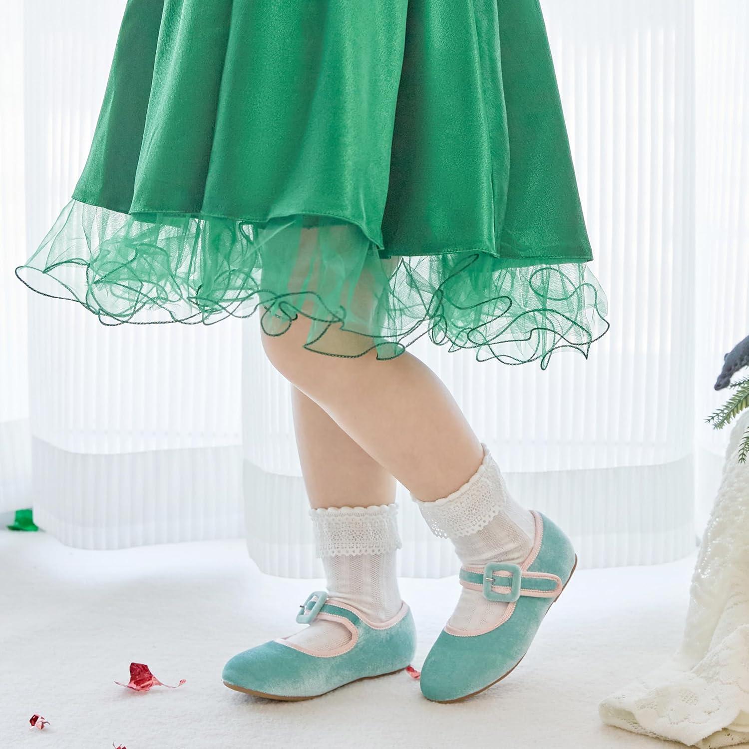 imageKiderence Toddler Girls Dress Shoes Little Kids Mary Janes Ballet Flats ToddlerCk512 Blue