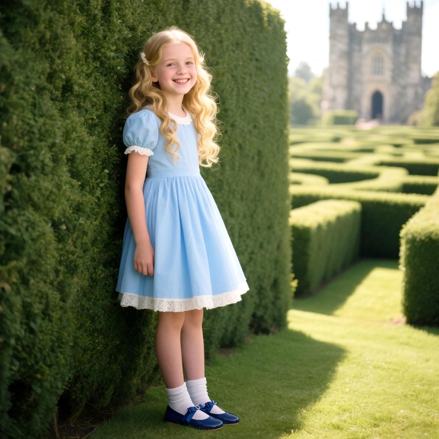 imageKiderence Toddler Girls Dress Shoes Little Kids Mary Janes Ballet Flats ToddlerCk515 Navy Blue