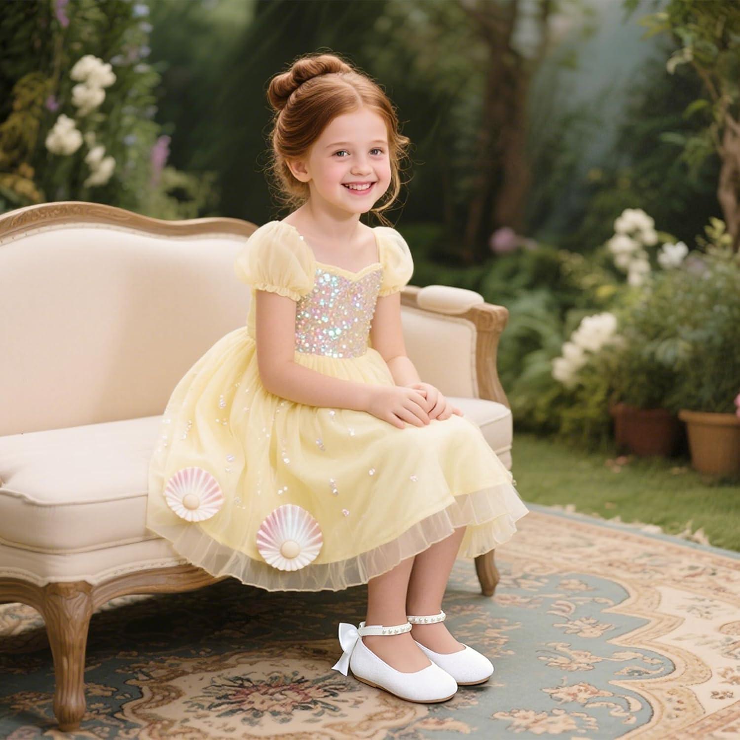 imageKiderence Toddler Girls Dress Shoes Little Kids Mary Janes Ballet Flats ToddlerCk601 White