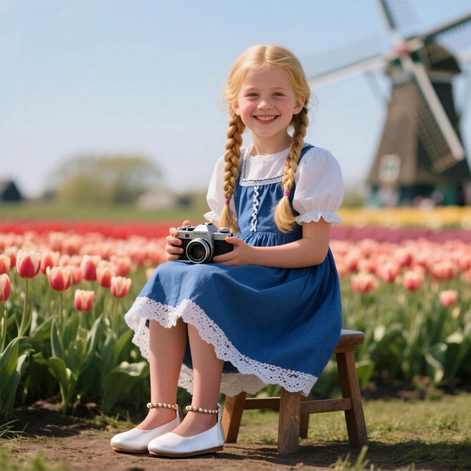 imageKiderence Toddler Girls Dress Shoes Little Kids Mary Janes Ballet Flats ToddlerCk603 White