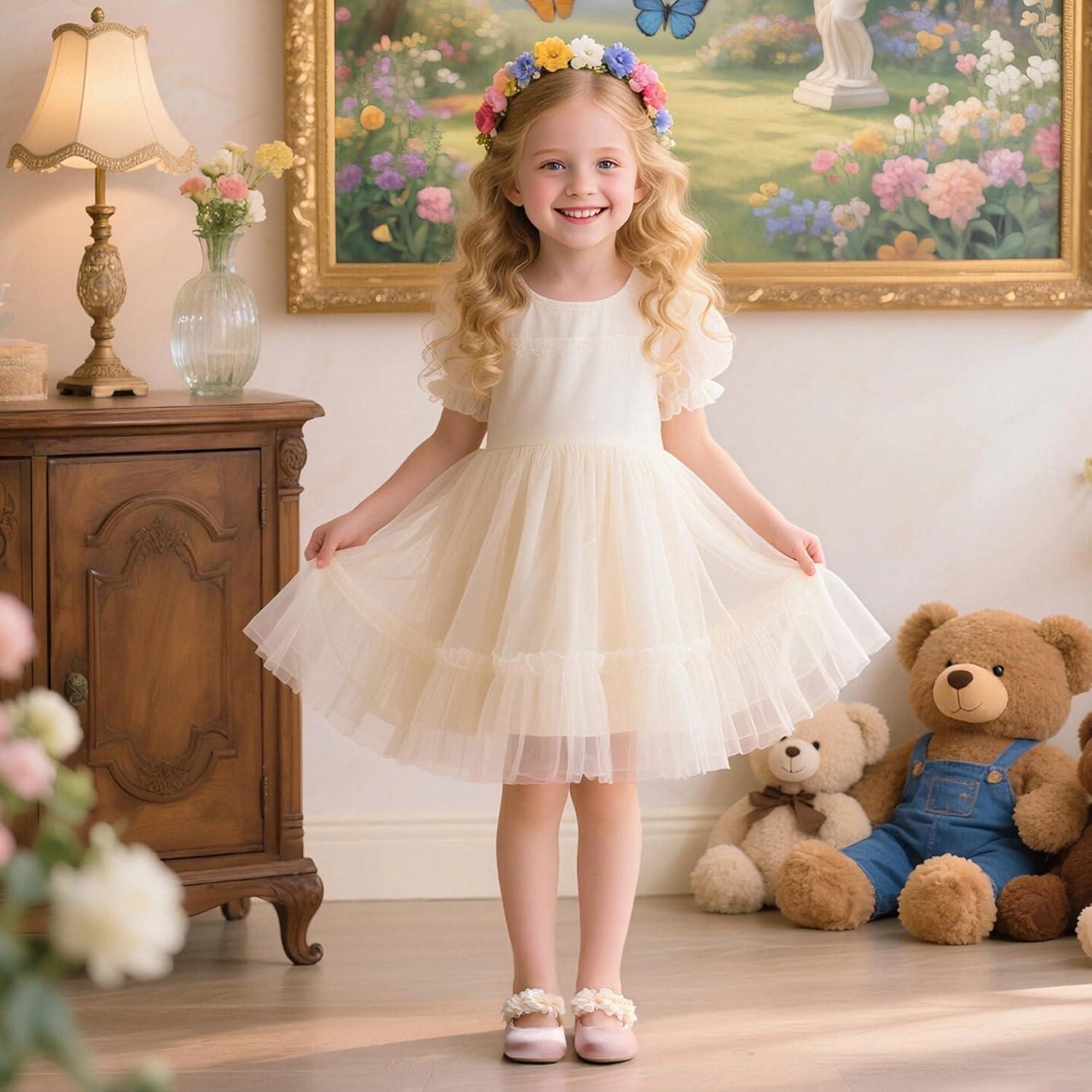 imageKiderence Toddler Girls Dress Shoes Little Kids Mary Janes Ballet Flats ToddlerCk606 Pink