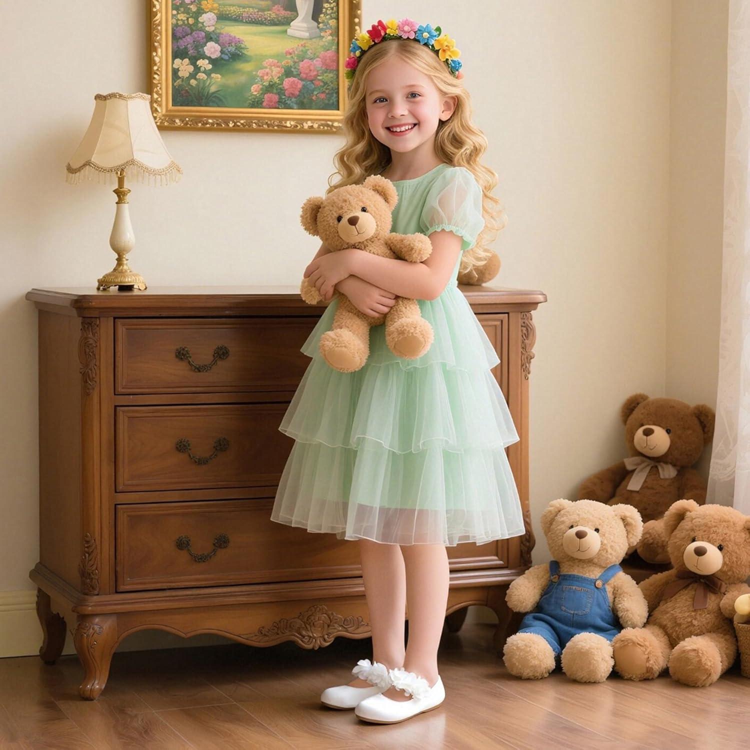 imageKiderence Toddler Girls Dress Shoes Little Kids Mary Janes Ballet Flats ToddlerCk606 White