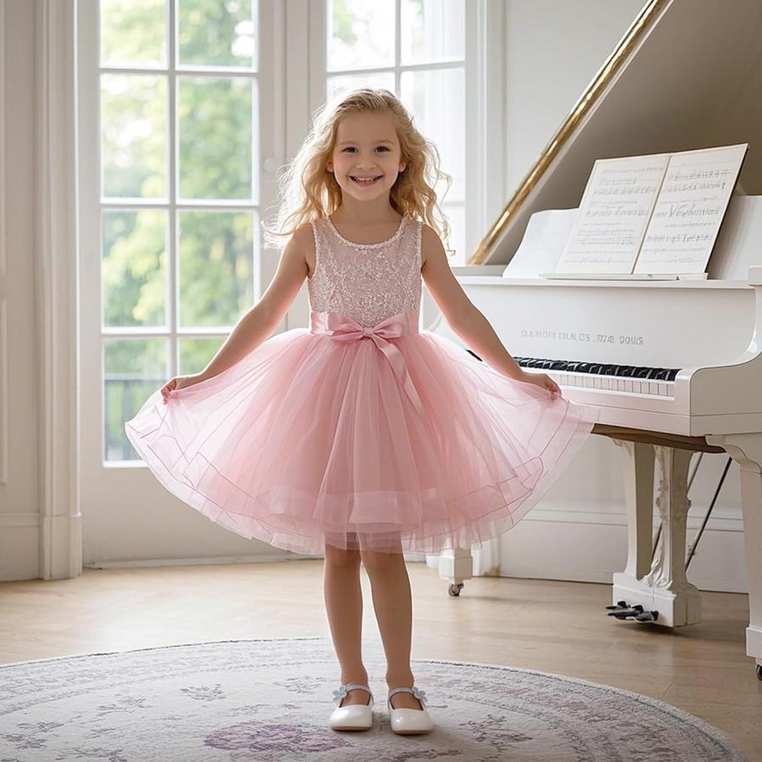 imageKiderence Toddler Girls Dress Shoes Little Kids Mary Janes Ballet Flats ToddlerCk925 White