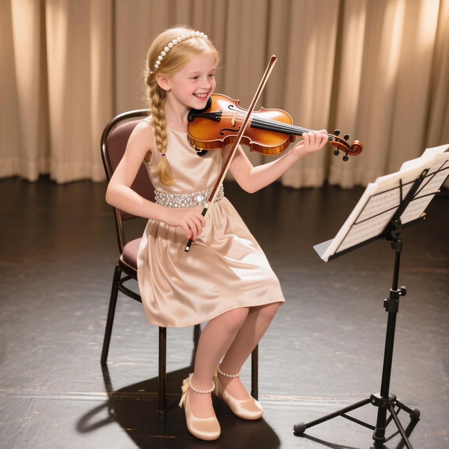 imageKiderence Toddler Girls Dress Shoes Little Kids Mary Janes Ballet Flats ToddlerCk927 Gold