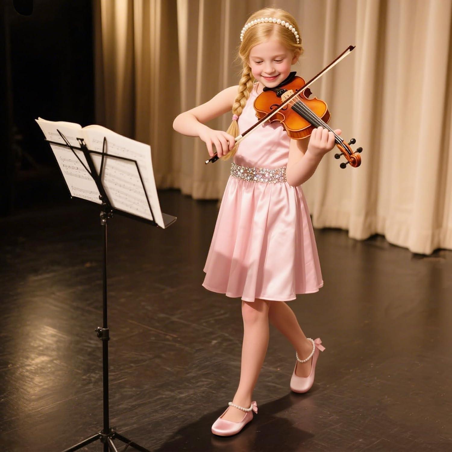 imageKiderence Toddler Girls Dress Shoes Little Kids Mary Janes Ballet Flats ToddlerCk927 Pink