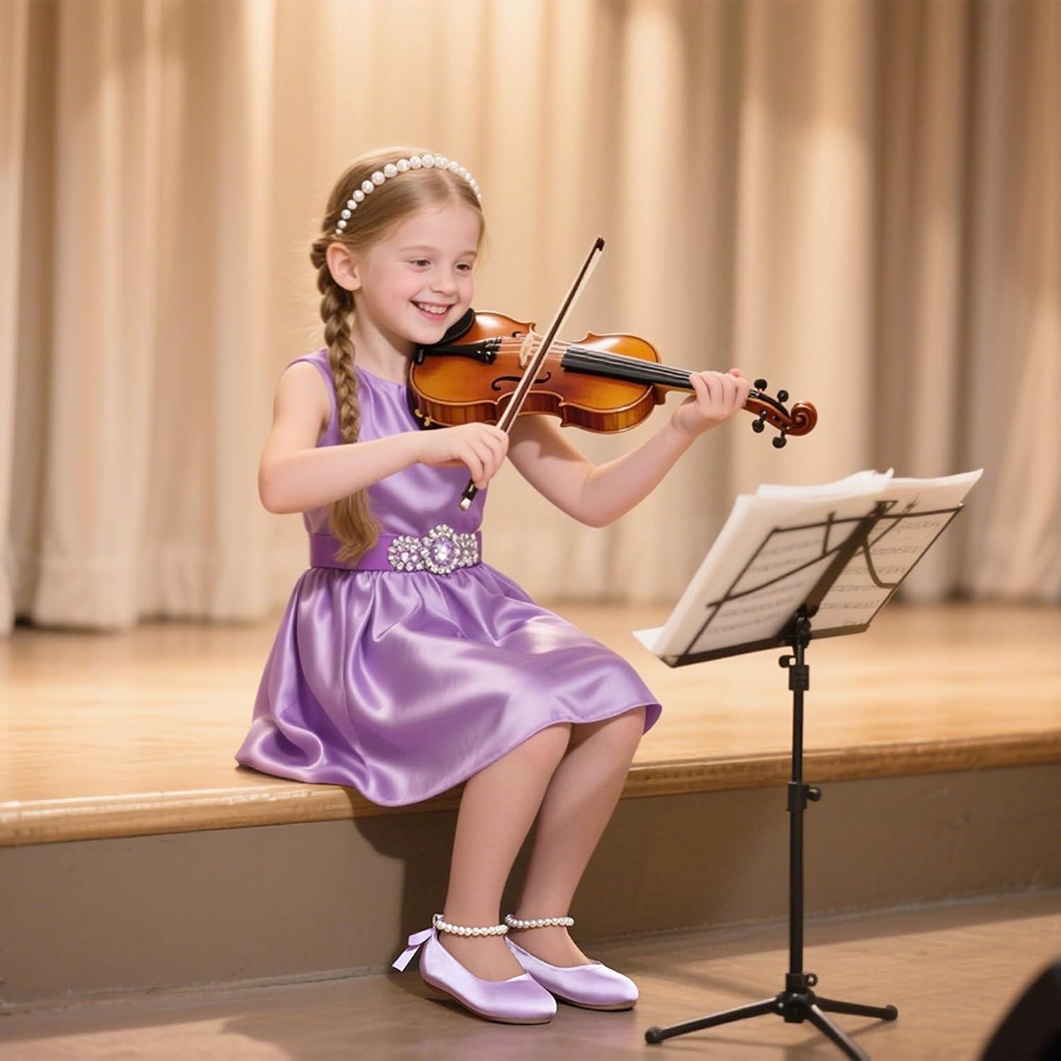 imageKiderence Toddler Girls Dress Shoes Little Kids Mary Janes Ballet Flats ToddlerCk927 Purple