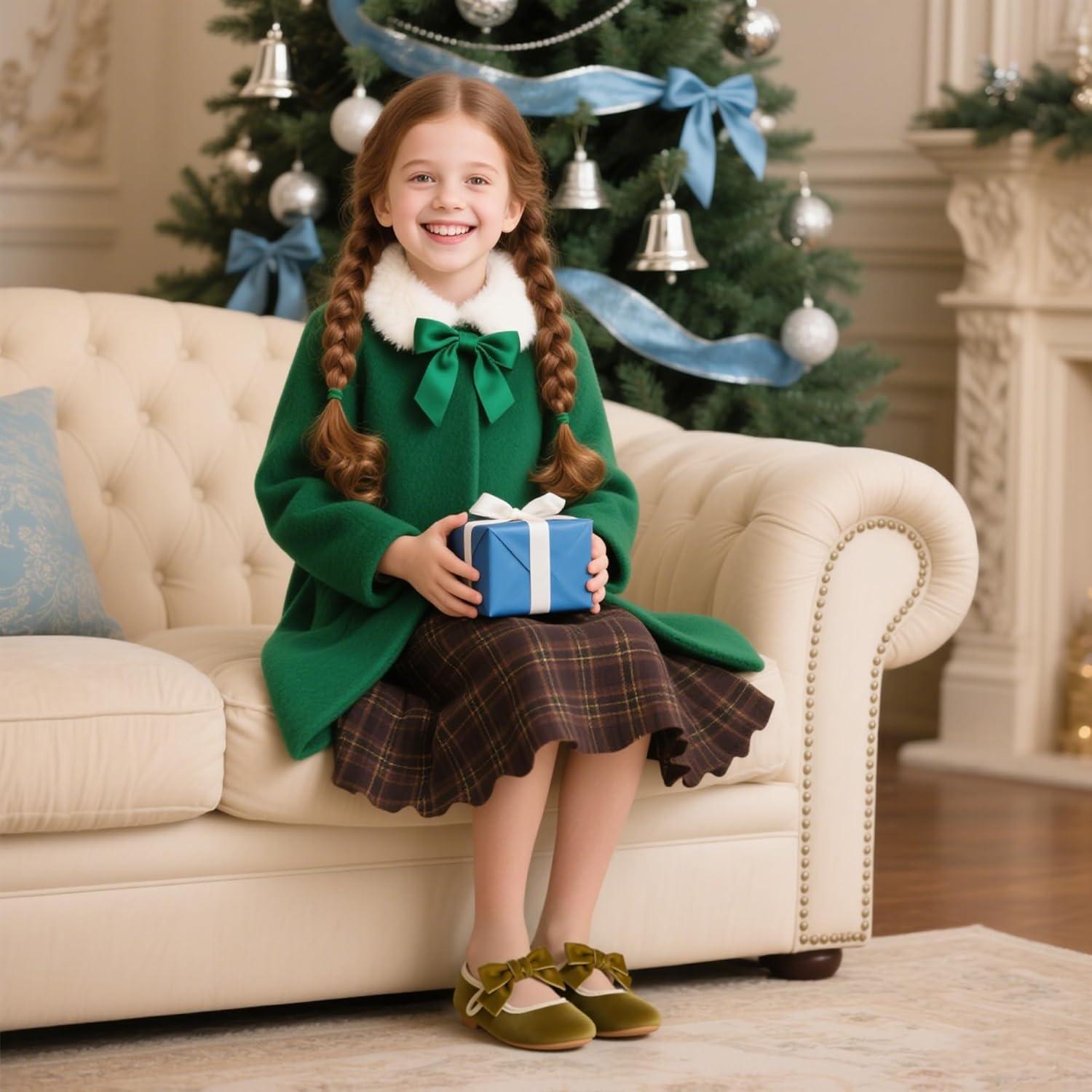 imageKiderence Toddler Girls Dress Shoes Little Kids Mary Janes Ballet Flats ToddlerCk940 Green