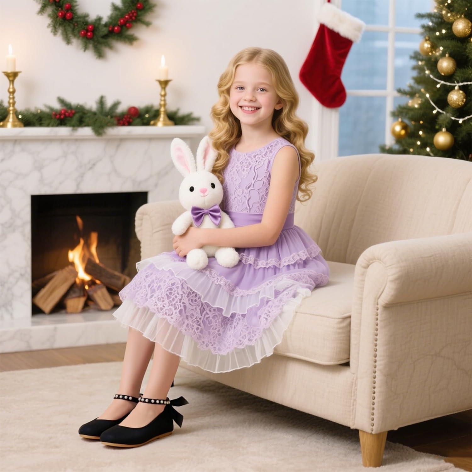 imageKiderence Toddler Girls Dress Shoes Little Kids Mary Janes Ballet Flats ToddlerCk943 Black