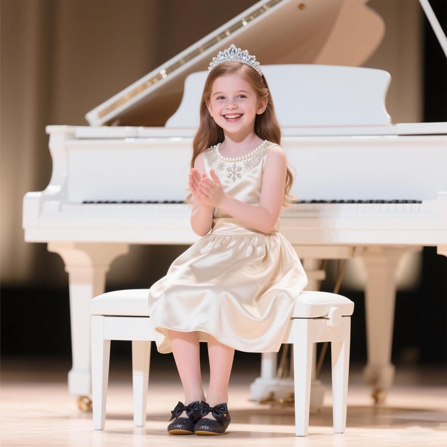 imageKiderence Toddler Girls Dress Shoes Little Kids Mary Janes Ballet Flats ToddlerCl06 Black