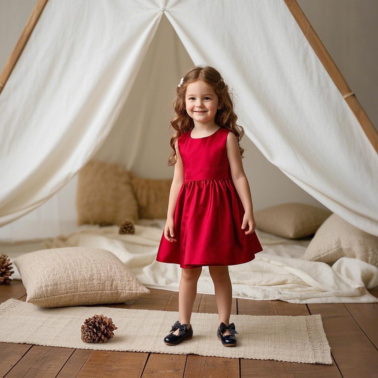 imageKiderence Toddler Girls Dress Shoes Little Kids Mary Janes Ballet Flats ToddlerFg04 Black