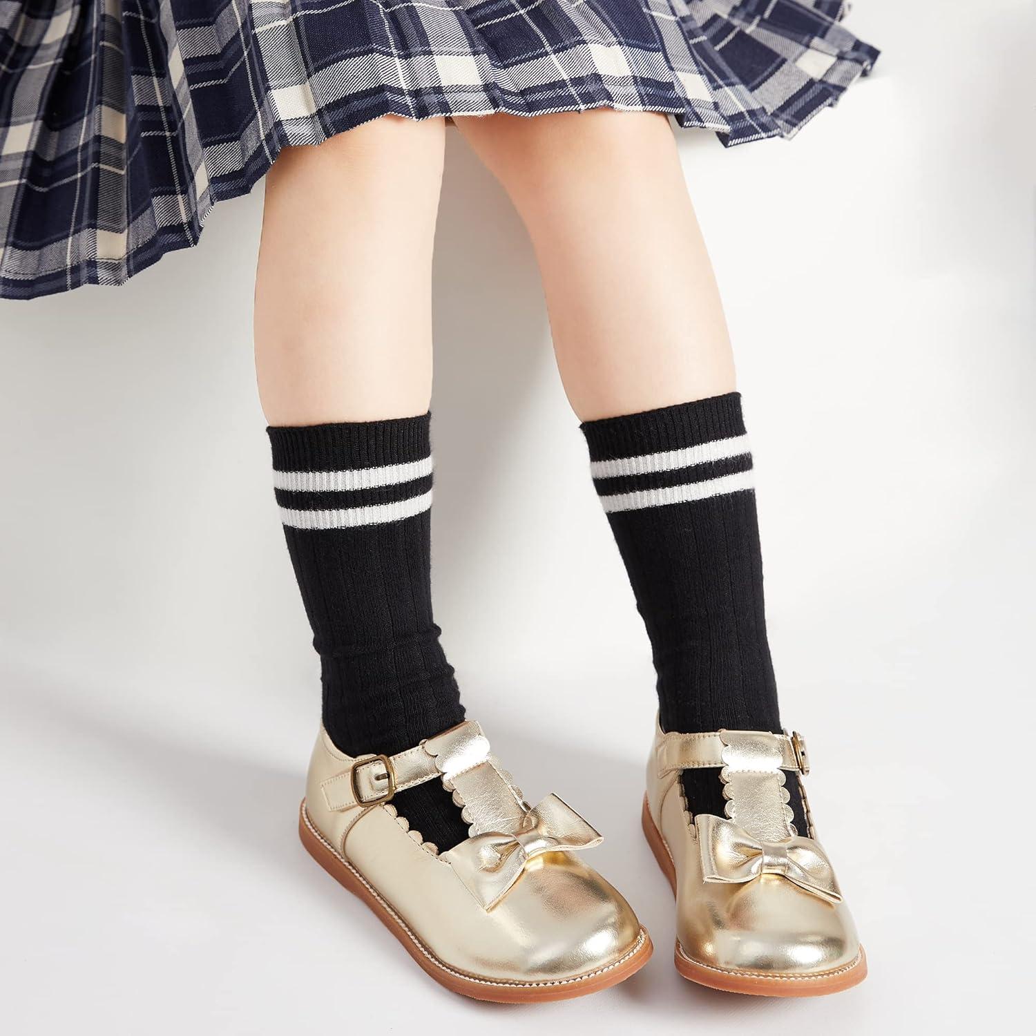 imageKiderence Toddler Girls Mary Jane Dress Shoes Little Girls School Oxford FlatsCk251 Gold