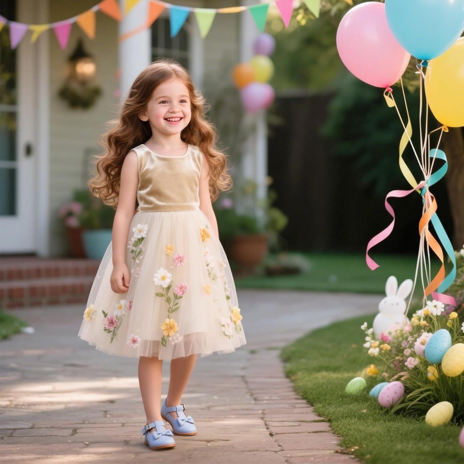 imageKiderence Toddler Girls Mary Jane Dress Shoes Little Girls School Oxford FlatsCk251 Light Blue