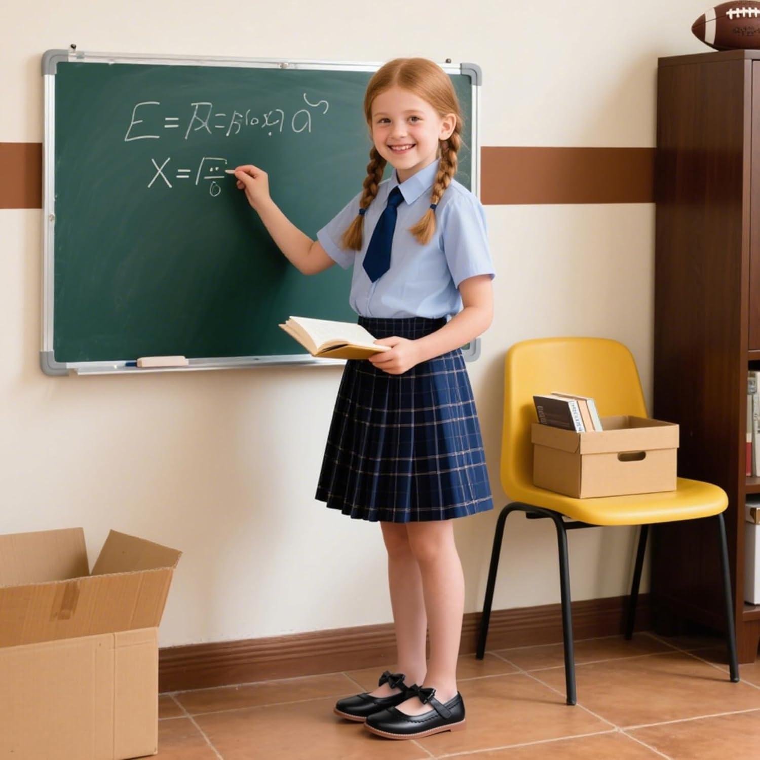 imageKiderence Toddler Girls Mary Jane Dress Shoes Little Girls School Oxford FlatsCk332 Black