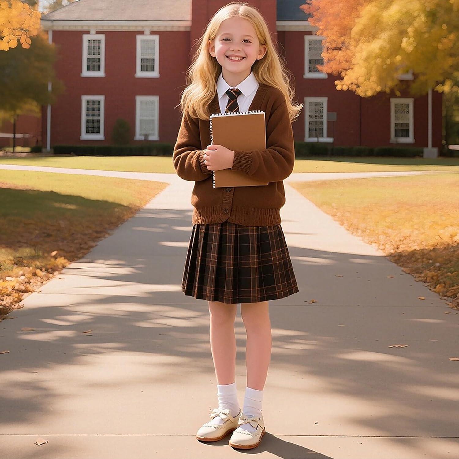 imageKiderence Toddler Girls Mary Jane Dress Shoes Little Girls School Oxford FlatsCk332 Off White