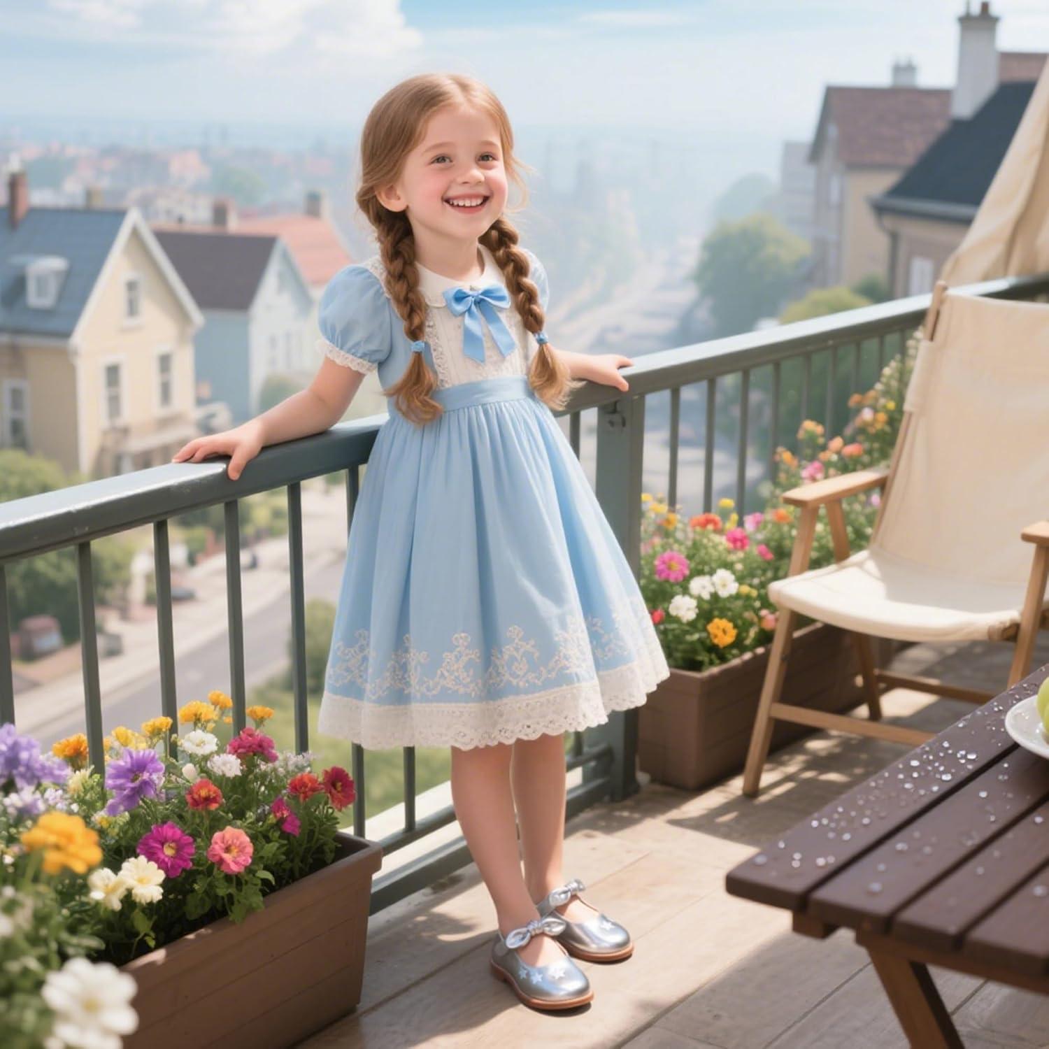 imageKiderence Toddler Girls Mary Jane Dress Shoes Little Girls School Oxford FlatsCk337 Silver