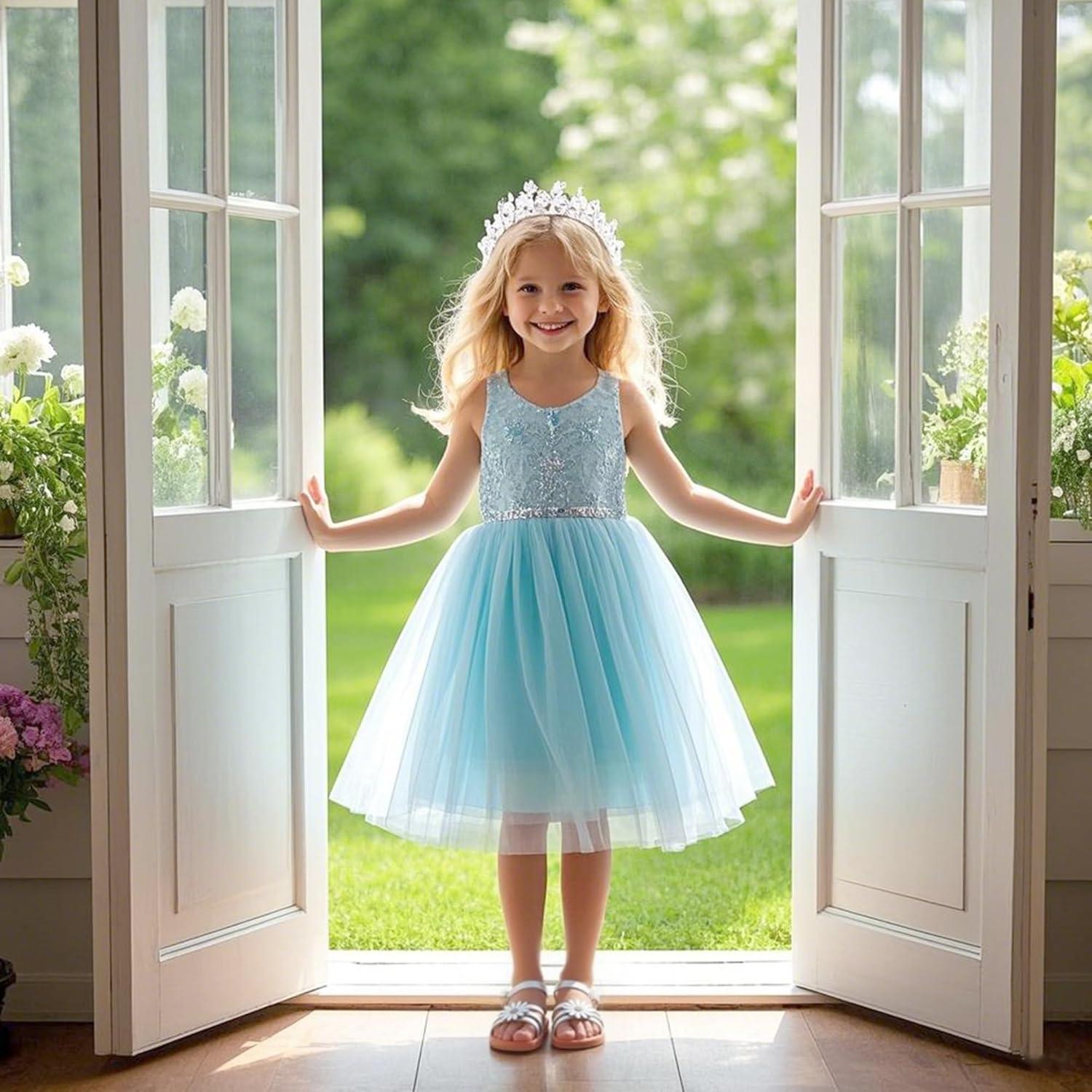 imageKiderence Toddler Girls Pink Floral Sandals Girls Casual Flat Sandals with Ankle StrapCk552 Silver