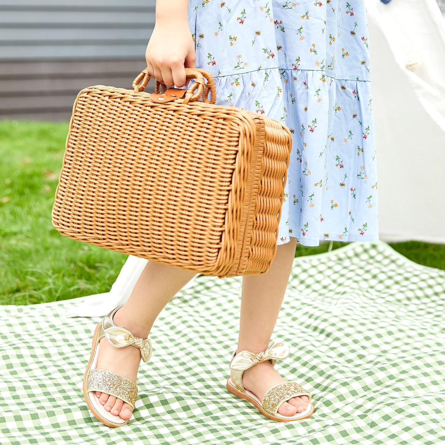 imageKiderence Toddler Girls Sandals Little Girls Kids Summer Shoes Toddler SandalsCk301 Gold