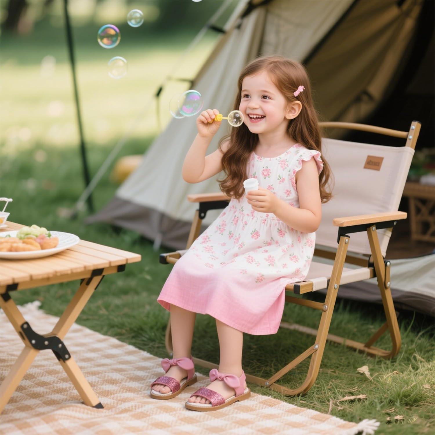 imageKiderence Toddler Girls Sandals Little Girls Kids Summer Shoes Toddler SandalsCk301 Pink