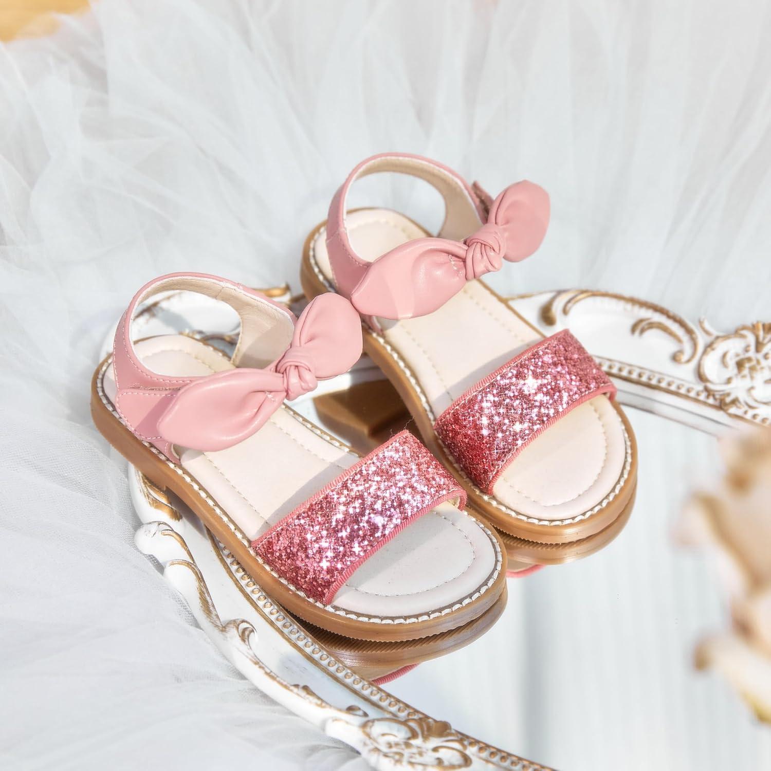 imageKiderence Toddler Girls Sandals Little Girls Kids Summer Shoes Toddler SandalsCk301 Pink