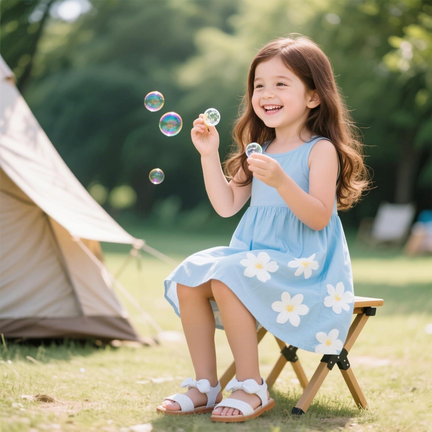 imageKiderence Toddler Girls Sandals Little Girls Kids Summer Shoes Toddler SandalsCk301 White