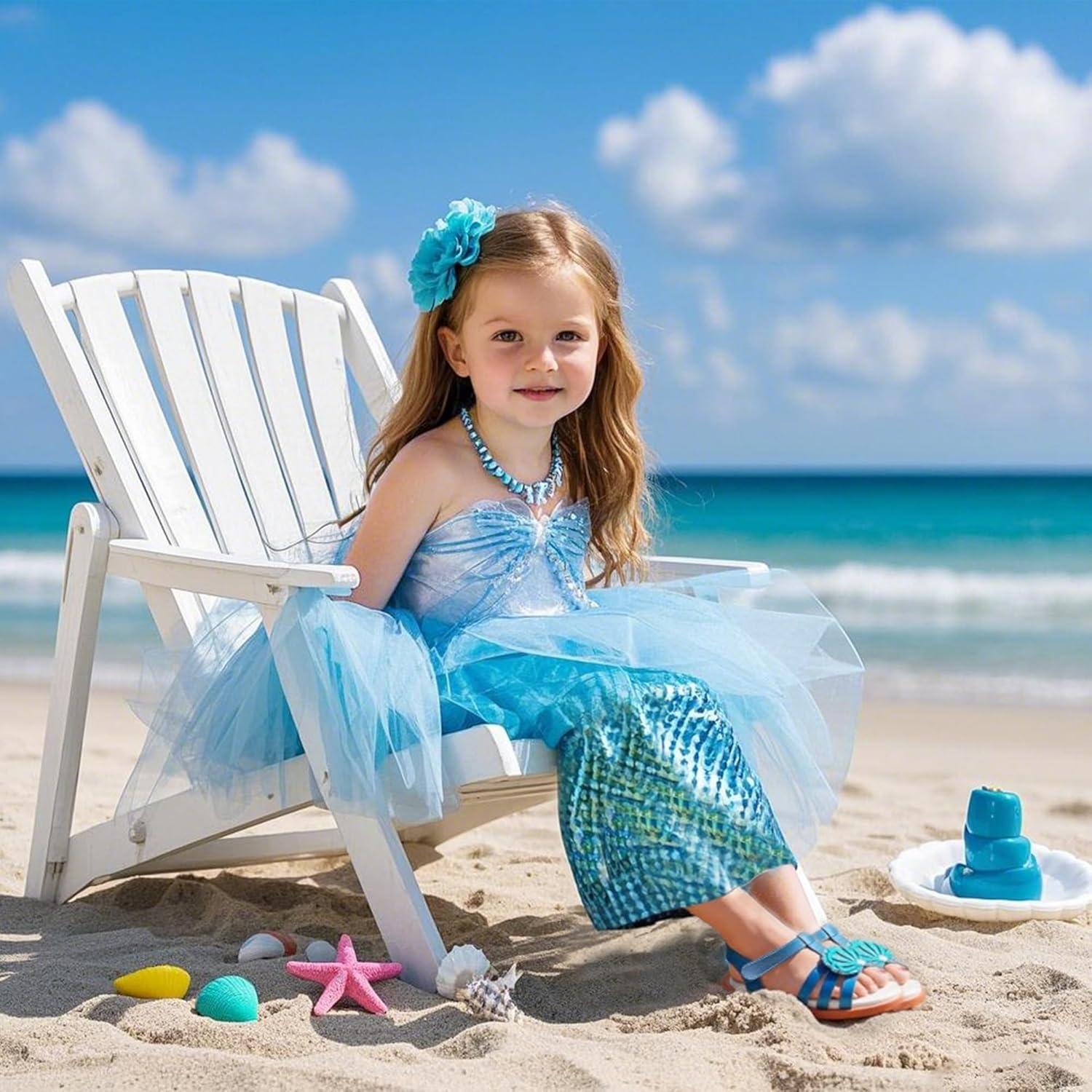 imageKiderence Toddler Girls Sandals Little Girls Kids Summer Shoes Toddler SandalsCk539 Blue