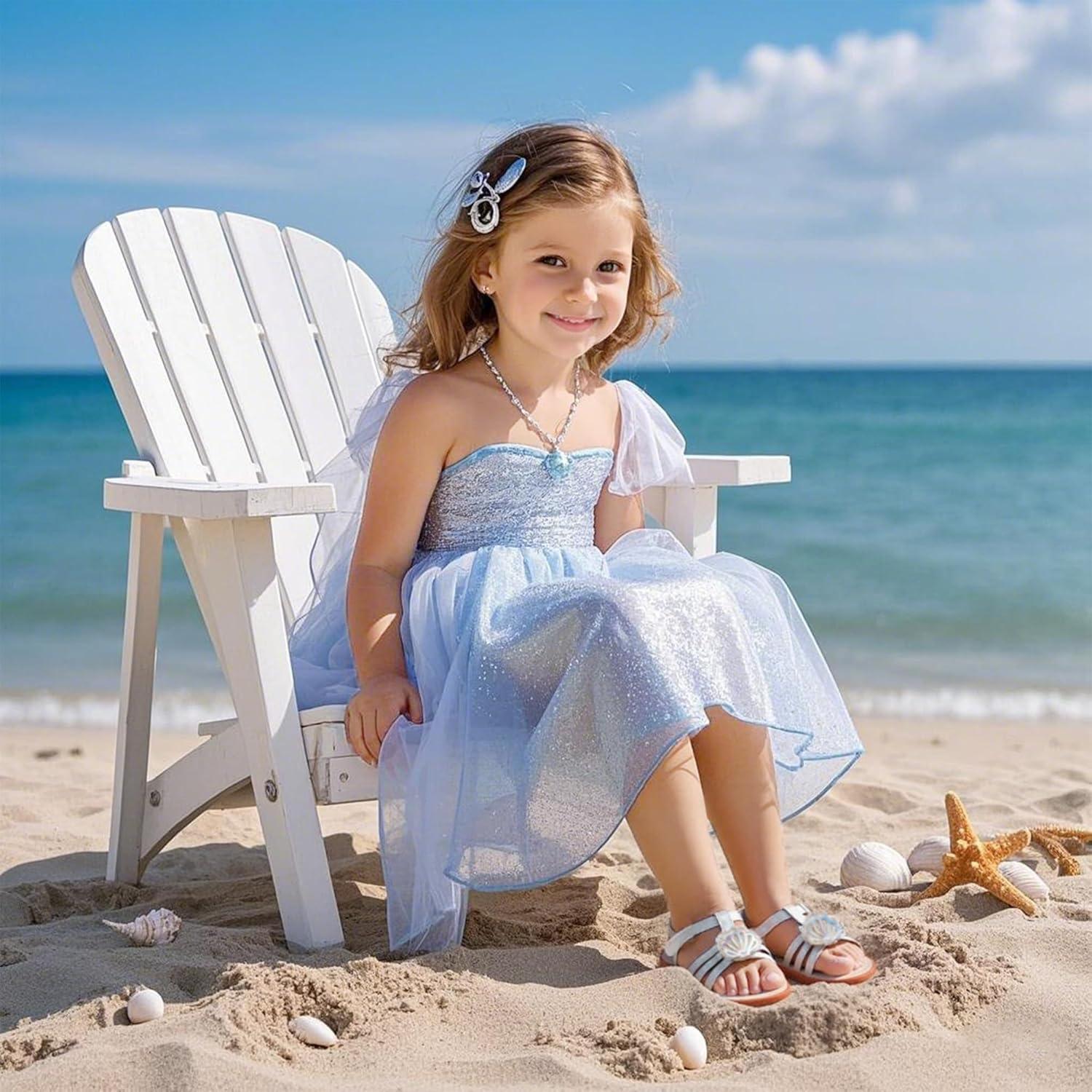 imageKiderence Toddler Girls Sandals Little Girls Kids Summer Shoes Toddler SandalsCk539 Silver