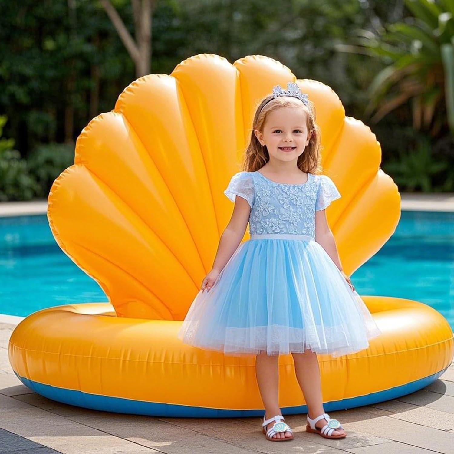 imageKiderence Toddler Girls Sandals Little Girls Kids Summer Shoes Toddler SandalsCk539 White